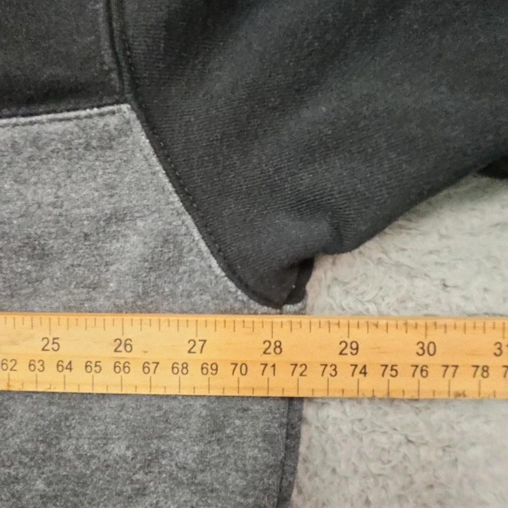 Ariat Hoodie Mens XXL Black Gray Pullover Western Sweatshirt Cowboy Country